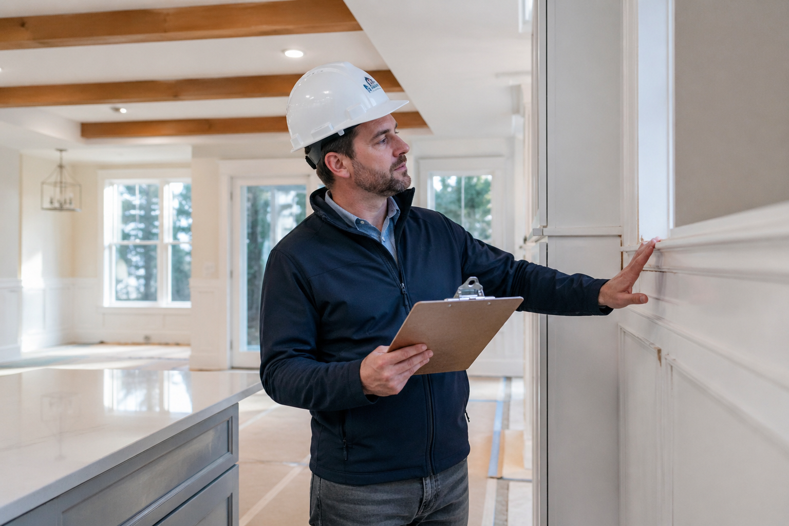 eneral contracting inspection of renovation quality and finishes.